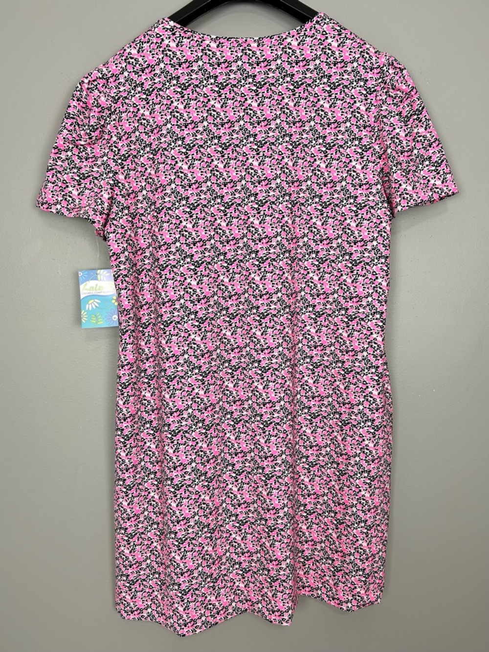 Lulu-B Leopard Print Puff Sleeve Dress Women’s Size 1X Cooling Smooth Knit - Picture 5 of 8